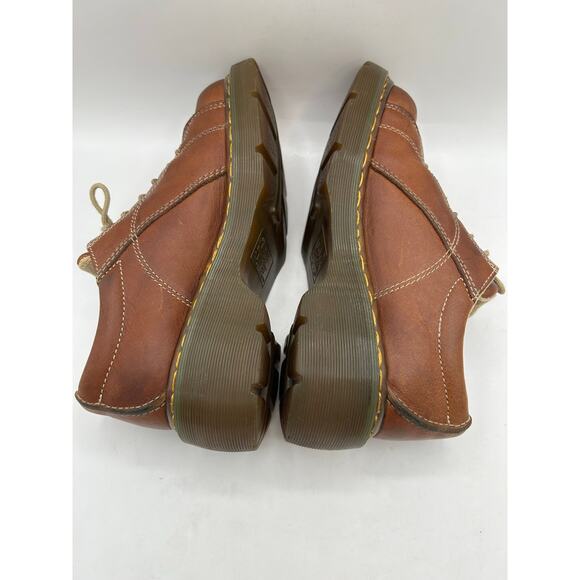 RARE DAISY Dr. Martens Chunky Platform Brown
Leather 12283 Oxford Boot WMS Sz 8 - Picture 6 of 13